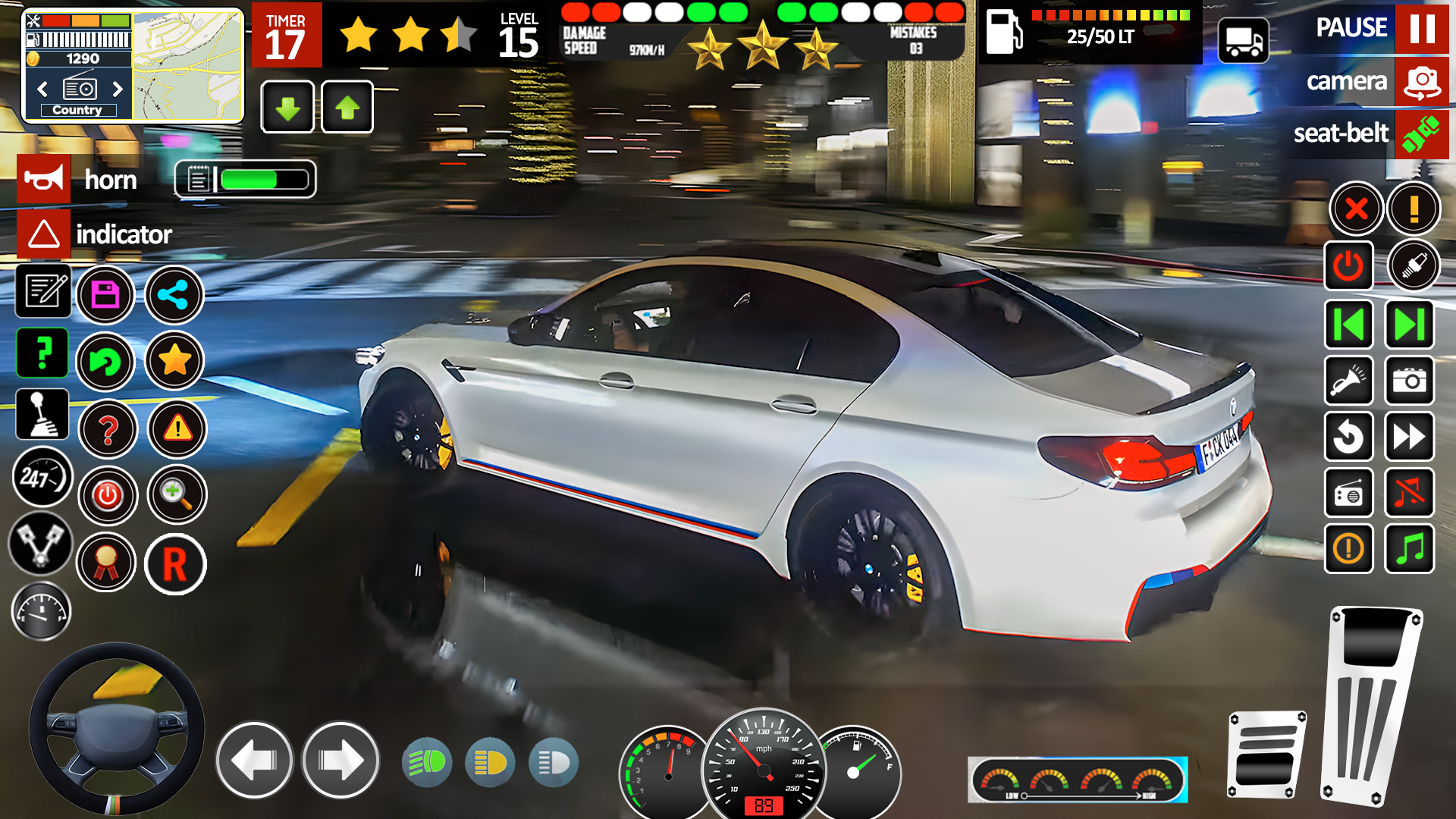 City Car Game Driving School Game Screenshot