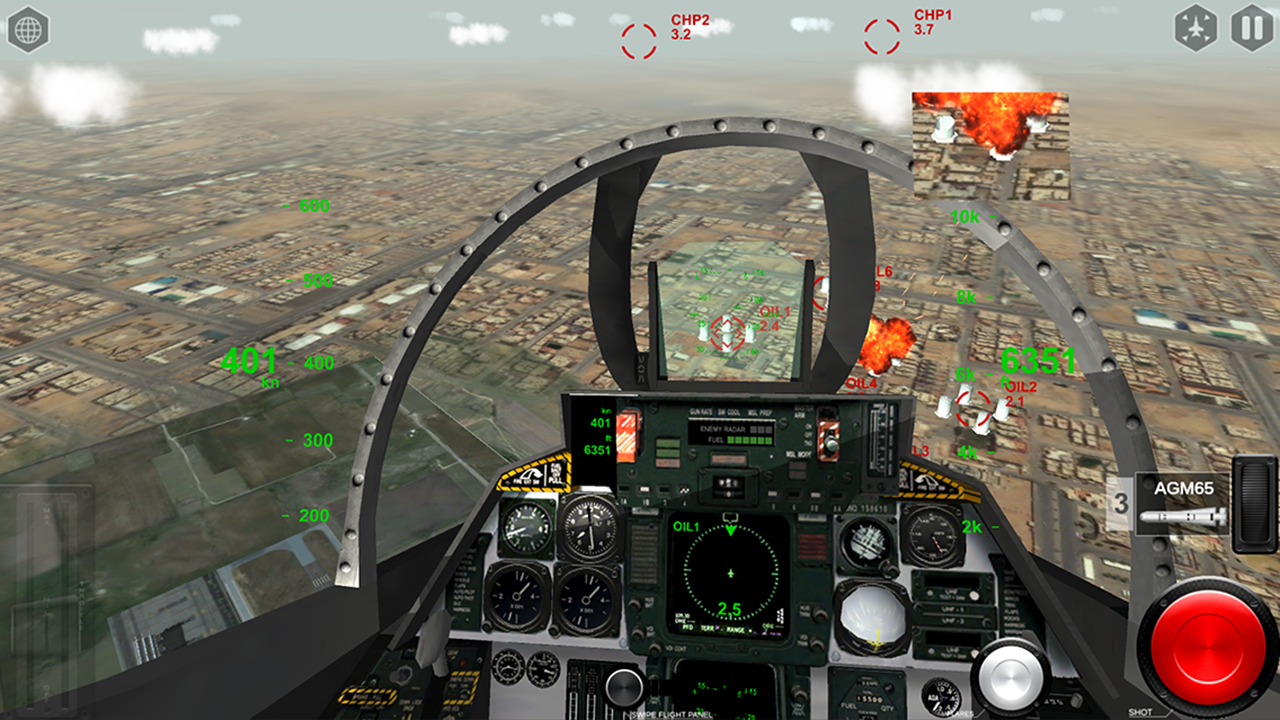 AirFighters Pro ภาพหน้าจอเกม