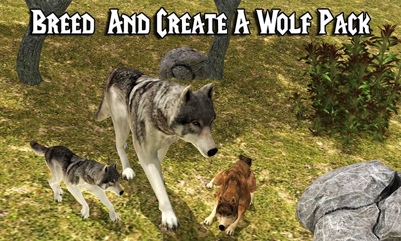 Wild Wolf Adventure Simulator ภาพหน้าจอเกม