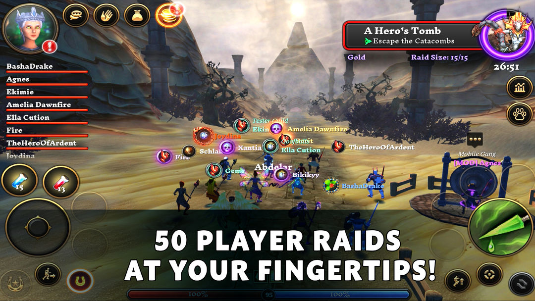 Screenshot of Villagers & Heroes - MMO RPG
