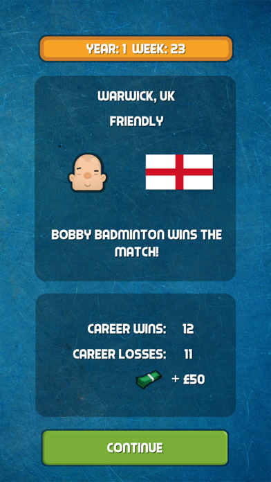Badminton Manager Game Screenshot