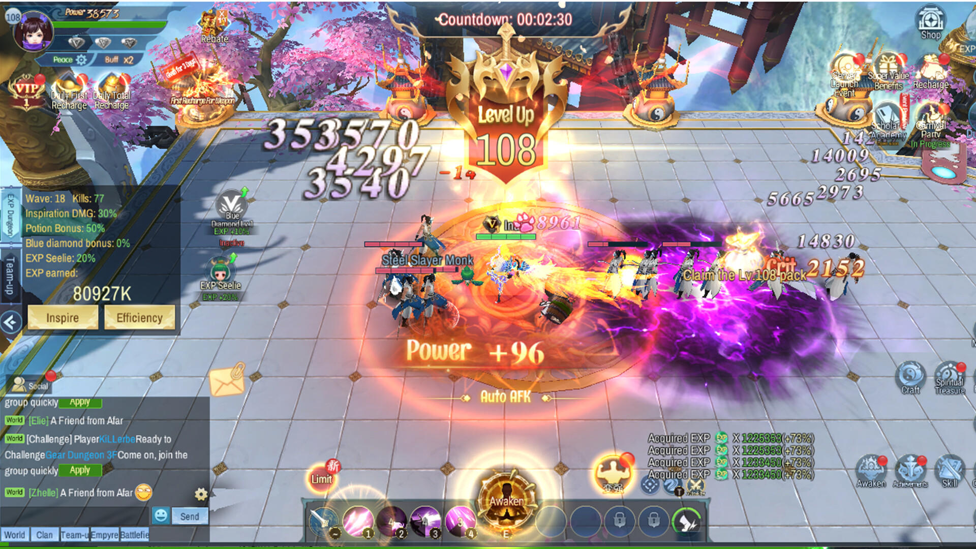 Cuplikan Layar Game Celestial Bond