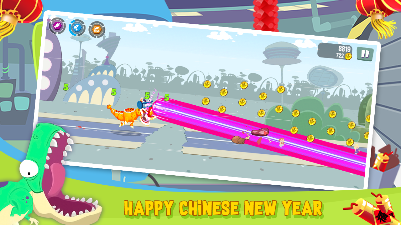 Unstoppable Rex Game Screenshot