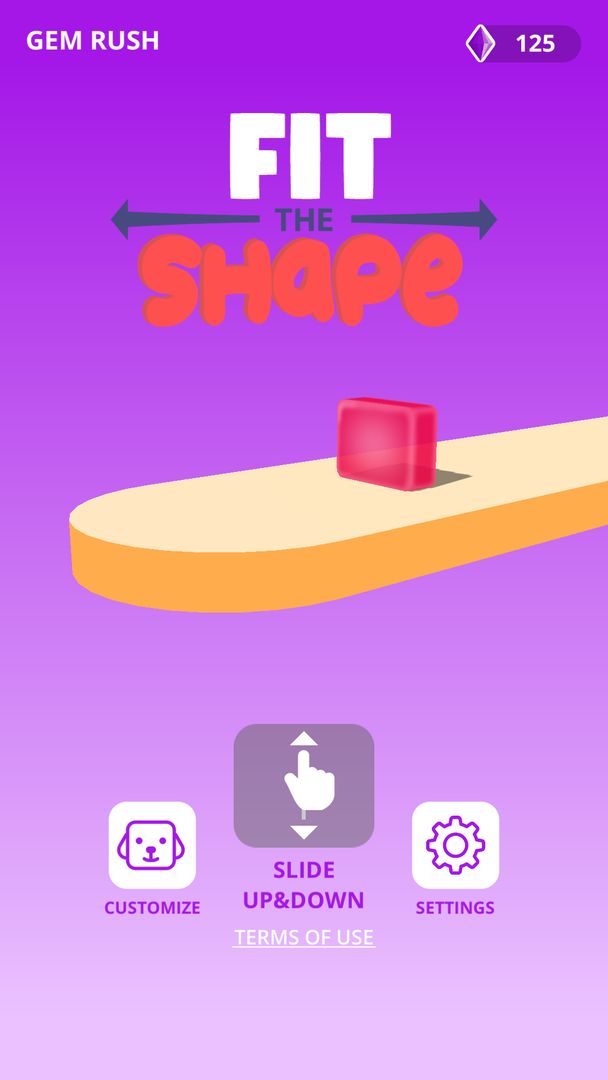 Screenshot of Fit the Shape
