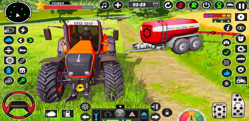 Jogo de trator Jogo de fazenda real versão móvel andróide iOS apk baixar  gratuitamente-TapTap