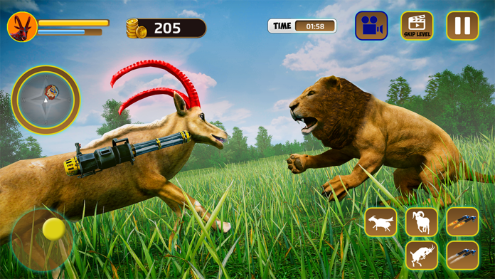 Cuplikan Layar Game Scary Goat Gone Wild Life Sim