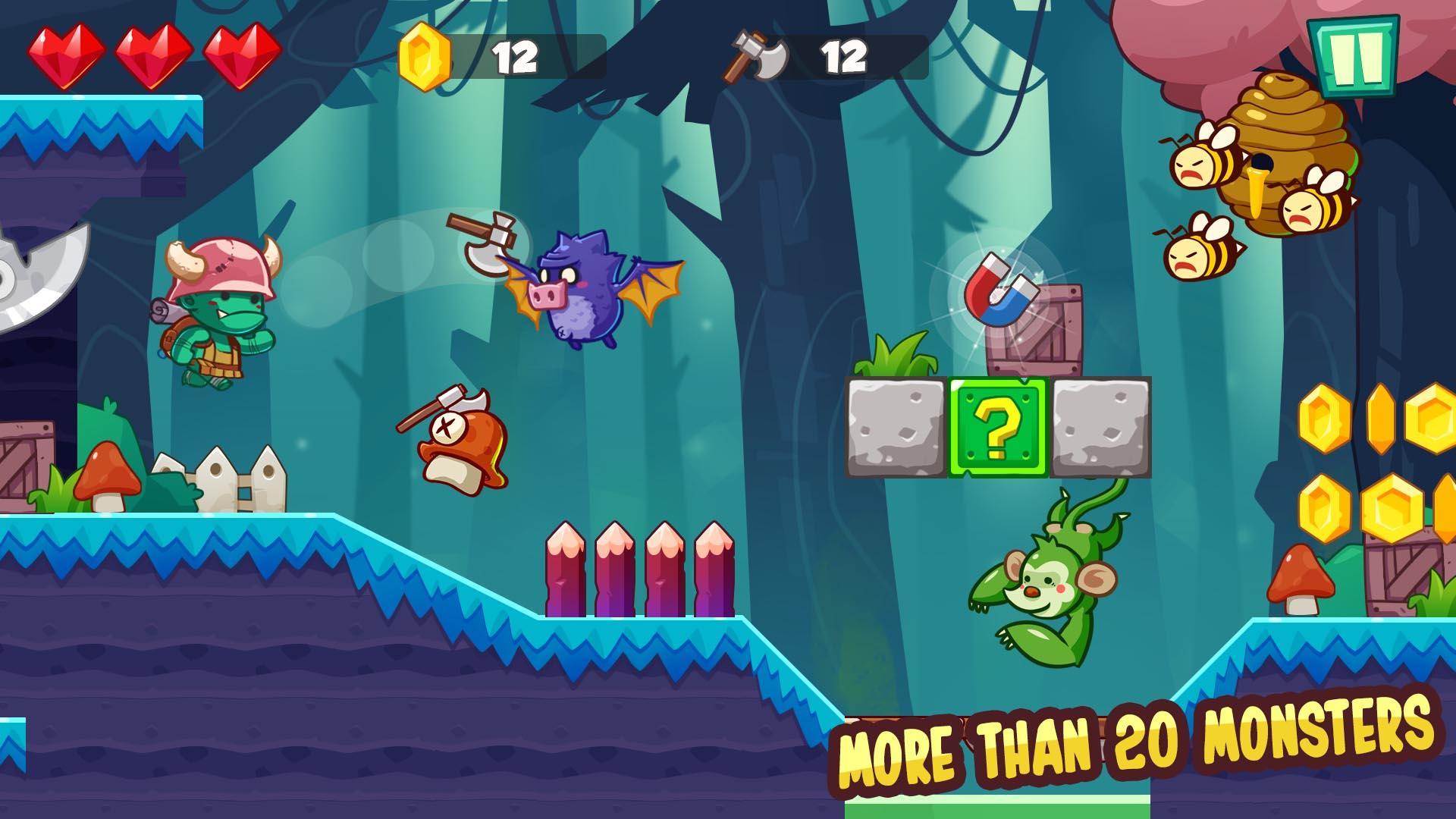 Jungle Adventures: Super World ภาพหน้าจอเกม