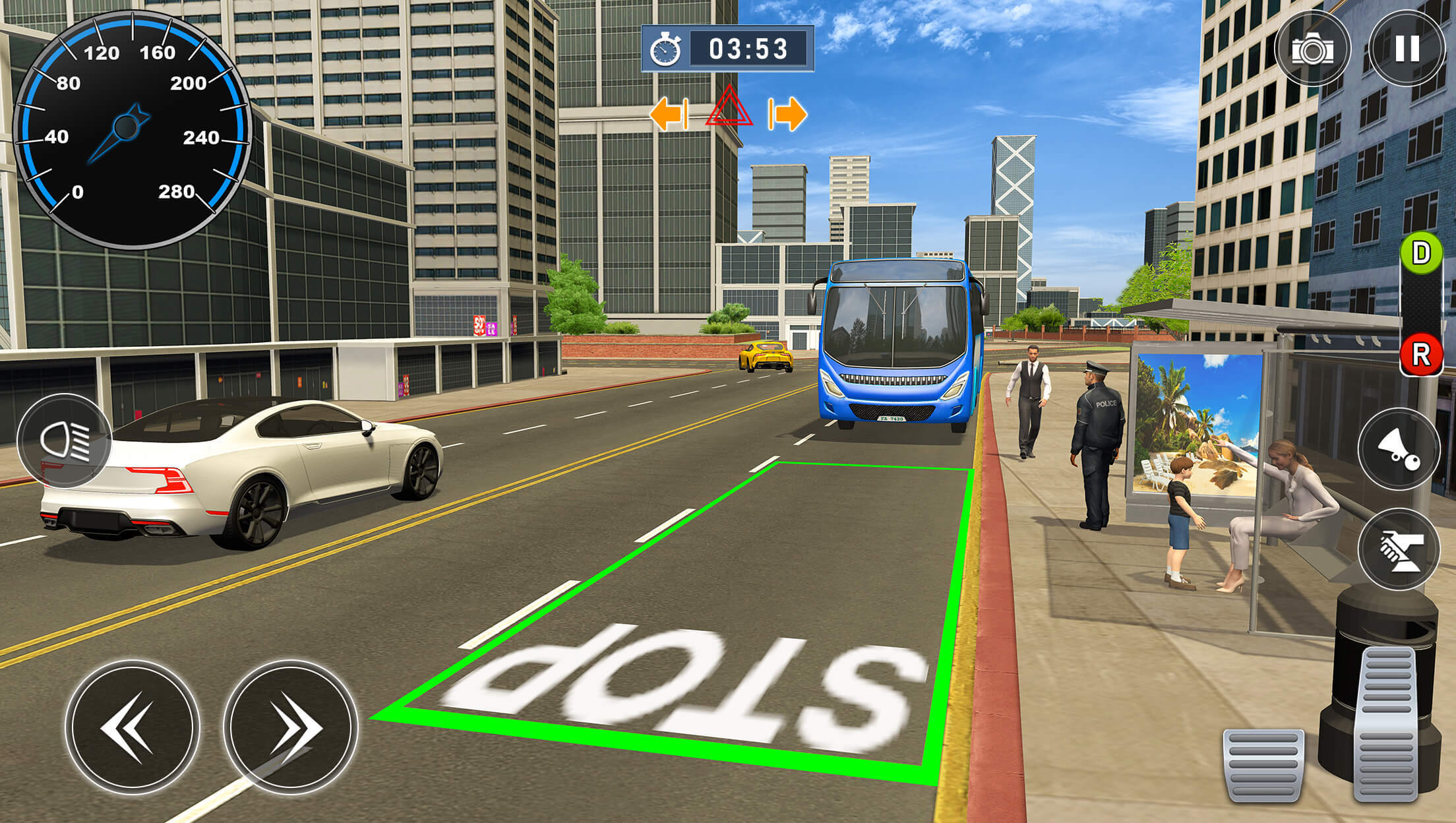 Screenshot 2 of City Bus Simulator: Modern Bus 
