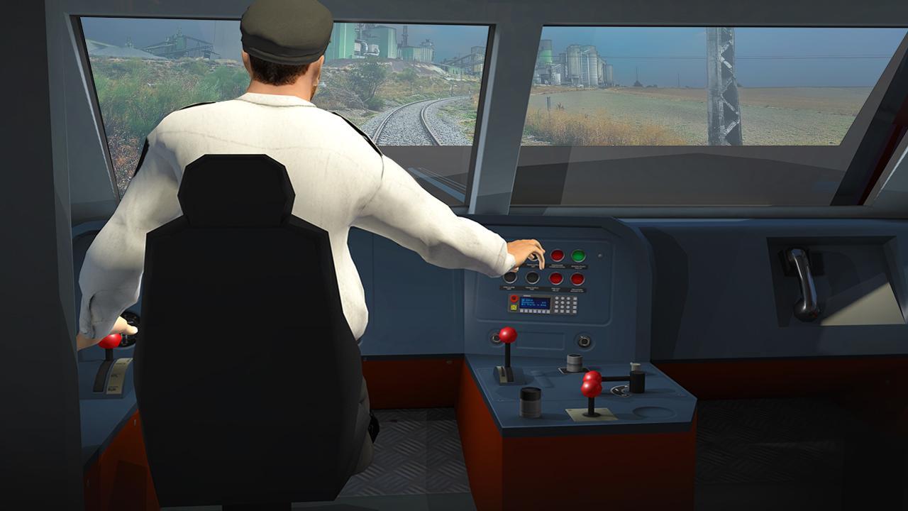 Euro Train Driver 3D: Russian Driving Simulator Game Screenshot