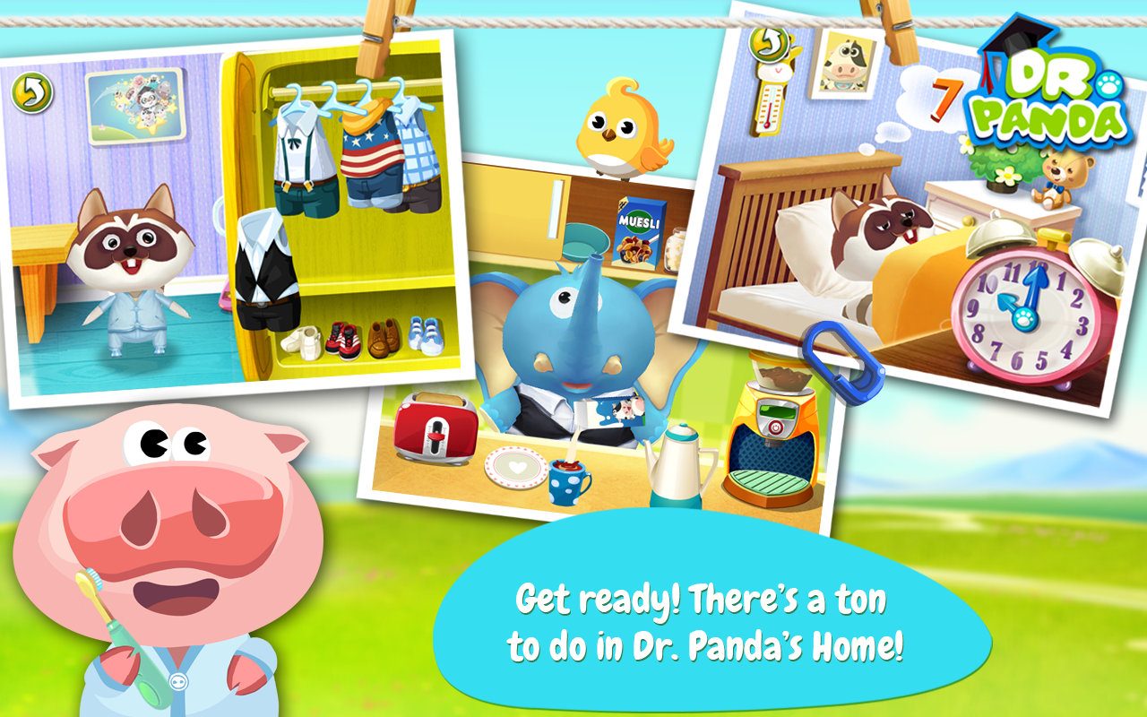 Dr. Panda Home Game Screenshot