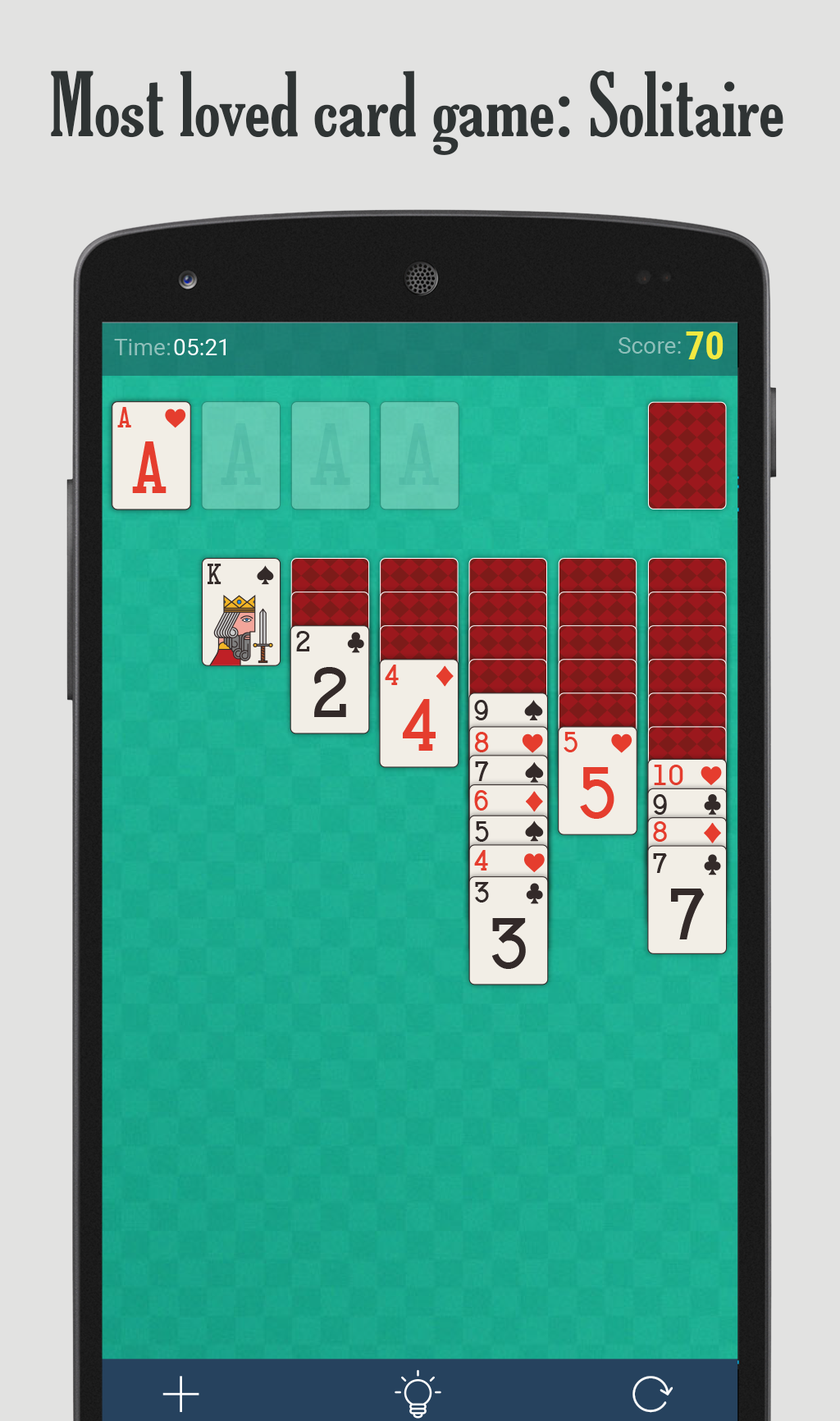 Solitaire Game Screenshot