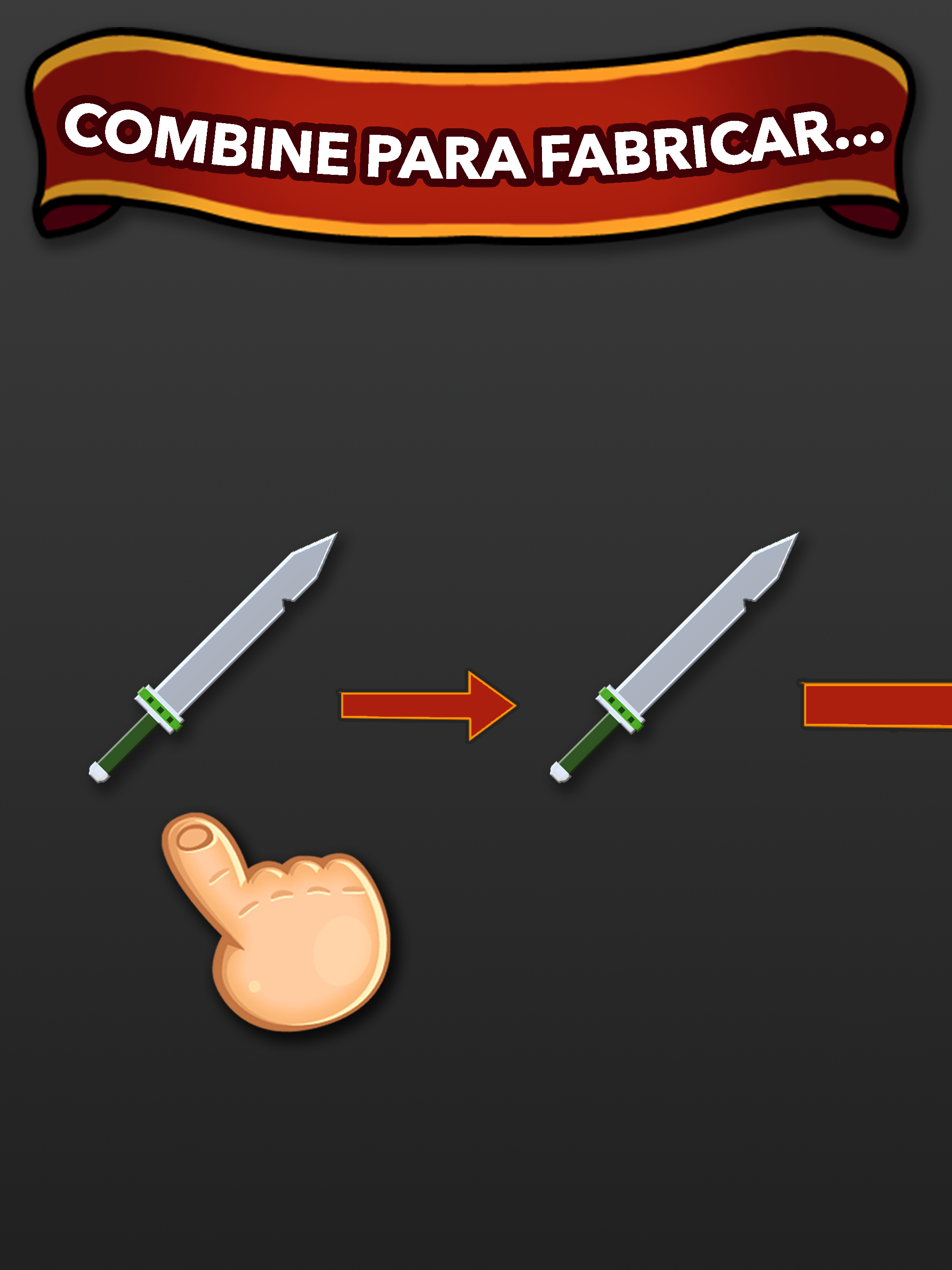 Captura de Tela do Jogo Blacksmith - Merge Idle RPG