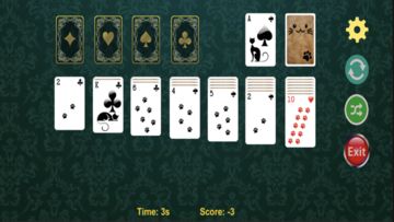 Klondike Solitaire Style Game Screenshot
