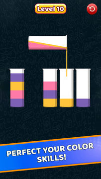 Funnel Sorting Puzzle Game Game Screenshot