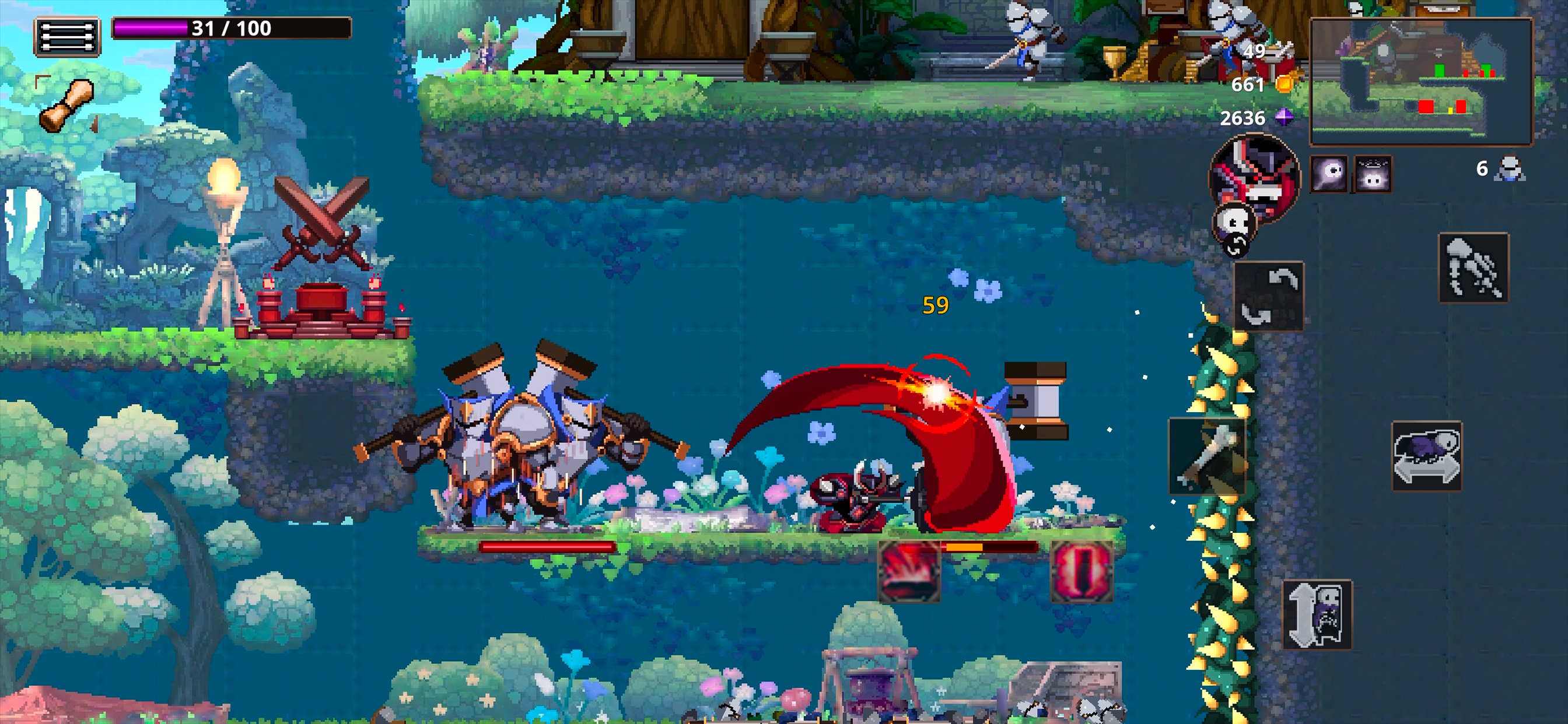 Skul: The Hero Slayer Game Screenshot