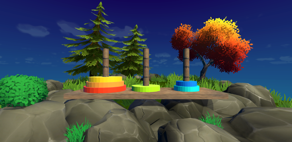 Peaceful Hanoi Game Screenshot