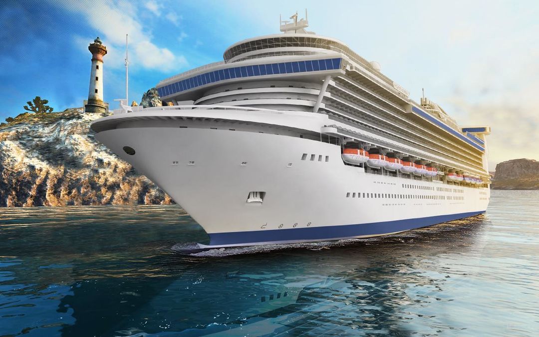 Big Cruise Ship Games Passenger Cargo Simulator ภาพหน้าจอเกม