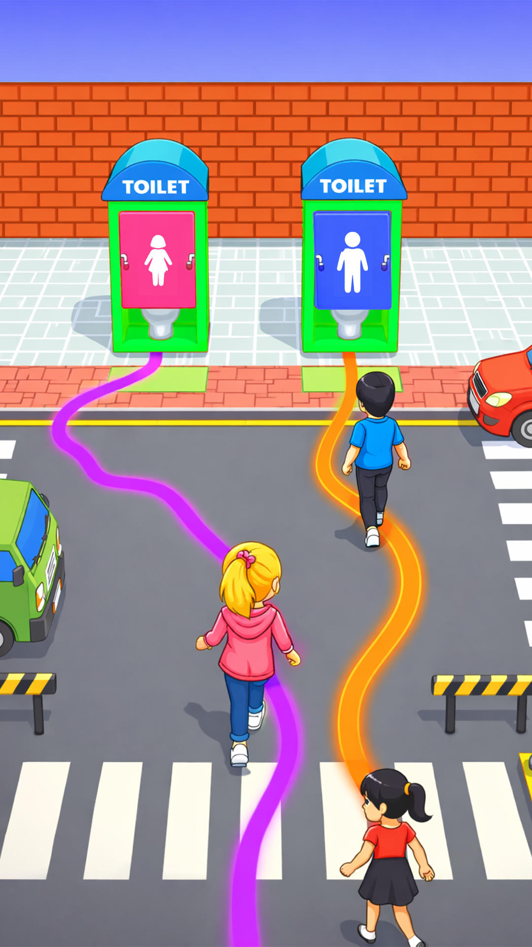 Pee Time Rush Run Toilet Game for Android/iOS - TapTap