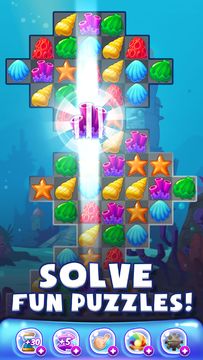 Reef Frenzy Match 3 ภาพหน้าจอเกม