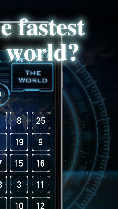 Screenshot of THE WORLD - Reflexes game