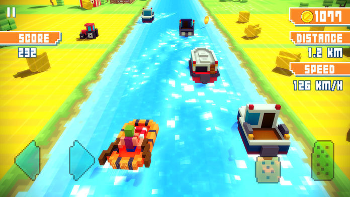 Screenshot of Blocky Highway
