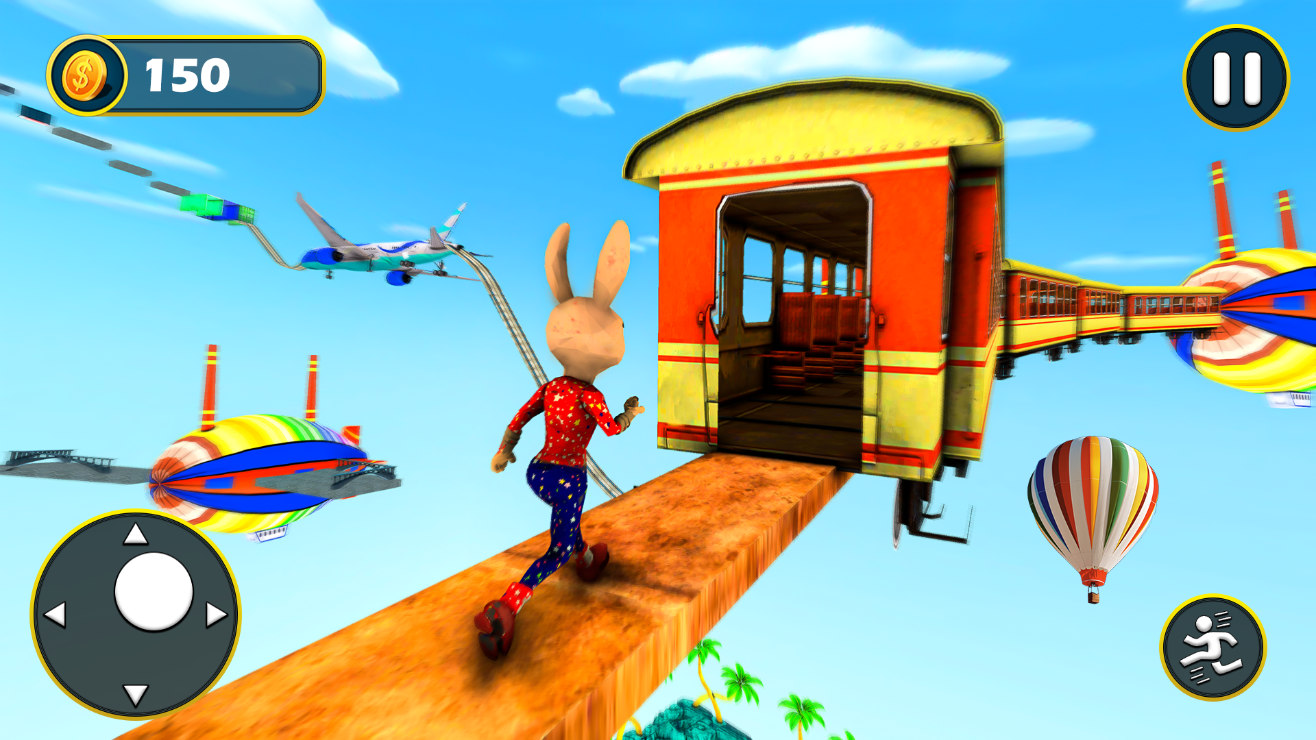 Captura de Tela do Jogo Only Animal Up: Santa Jump Up