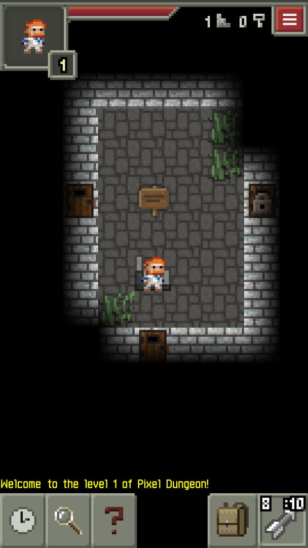 Screenshot of Pixel Dungeon