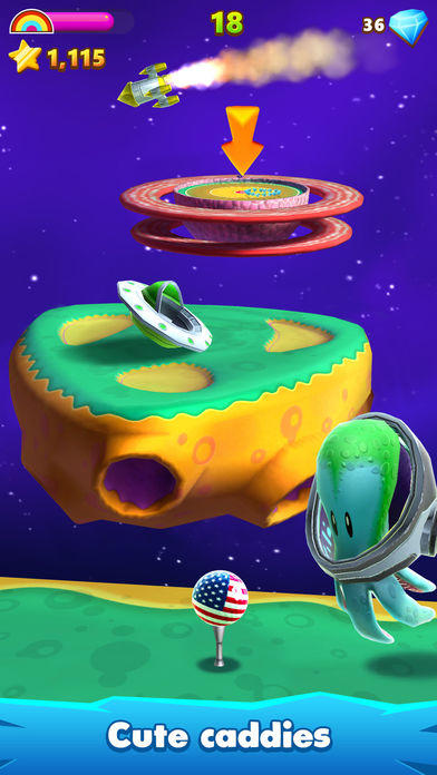Cuplikan Layar Game Golf Island