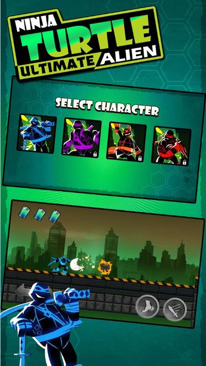 Screenshot 1 of Shadow Turtles Ninja vs Alien 1.1