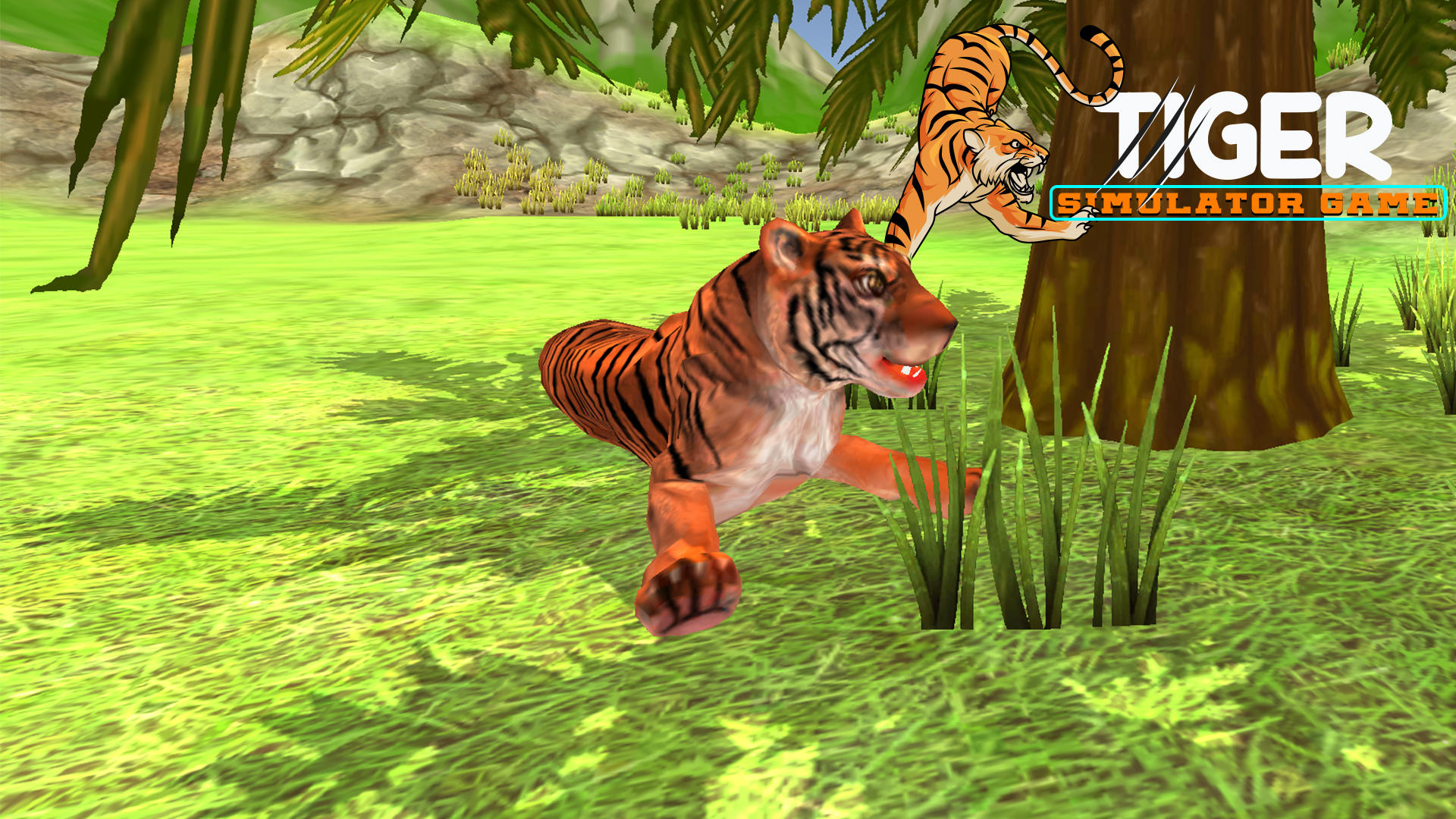 Offline Tiger Family Simulator Game Screenshot