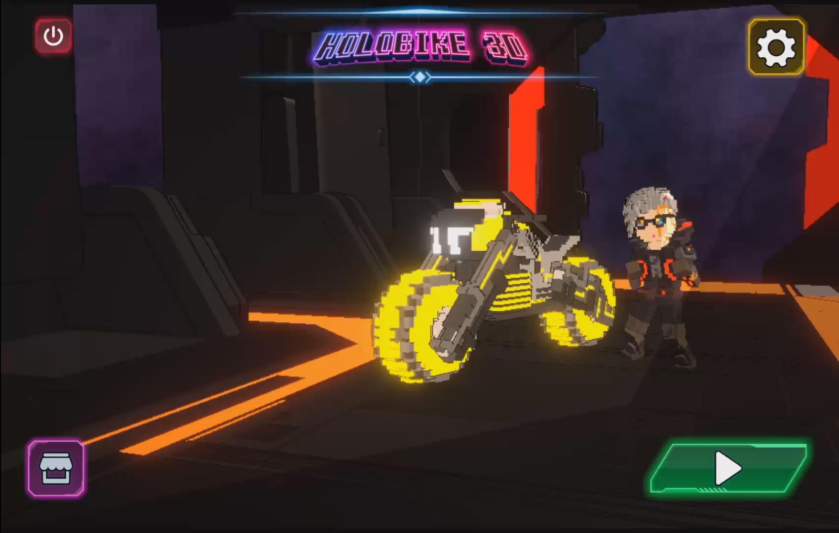 HoloBike 3D Game Screenshot