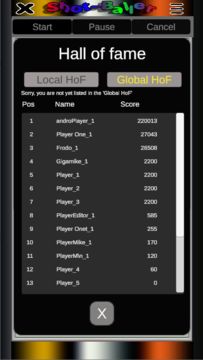 Cuplikan Layar Game ShotBaller