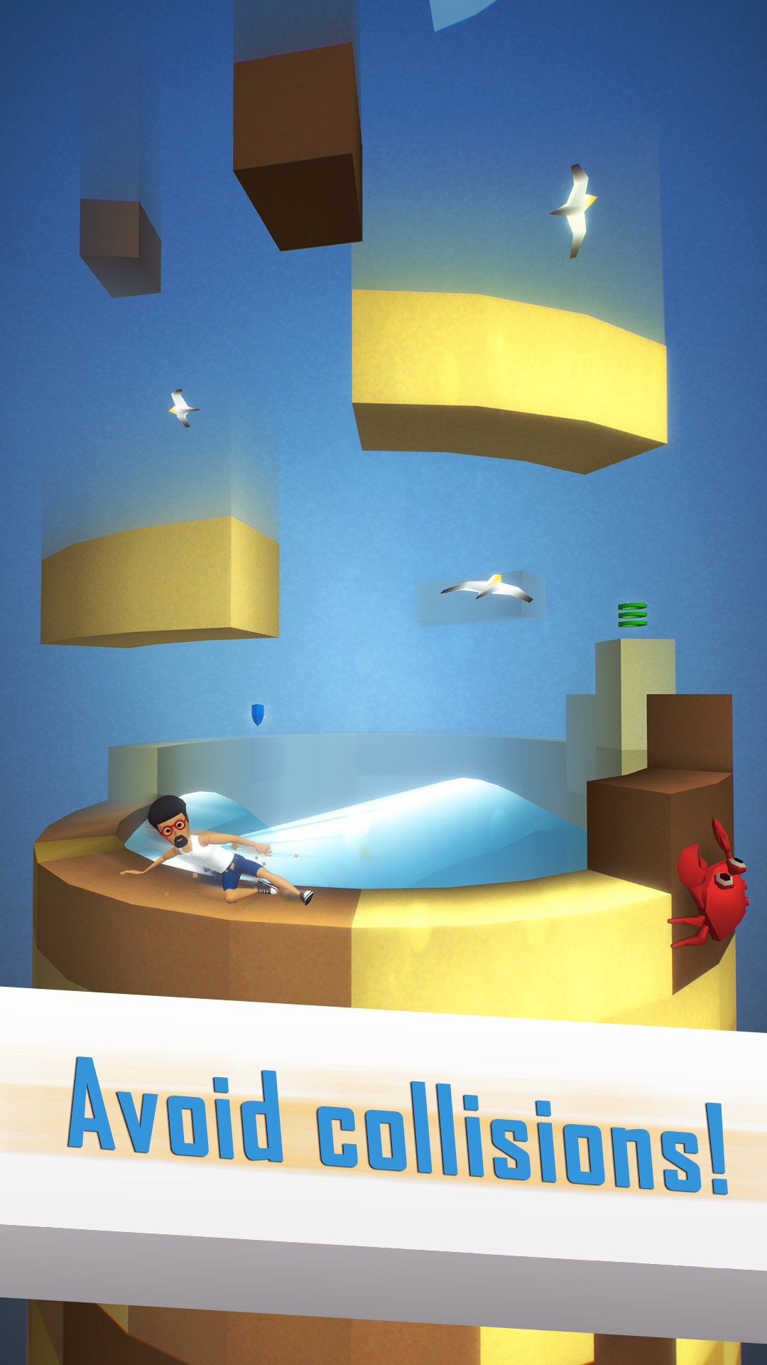 Tetrun: Parkour Mania - free running game Game Screenshot