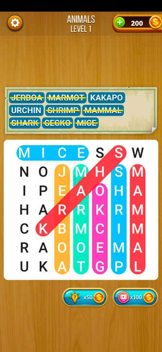 Word Search: Hidden Words Game Screenshot