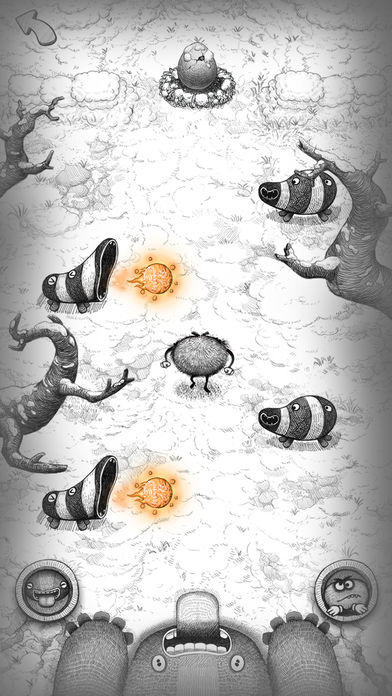 Bad Hungry Monster Game Screenshot