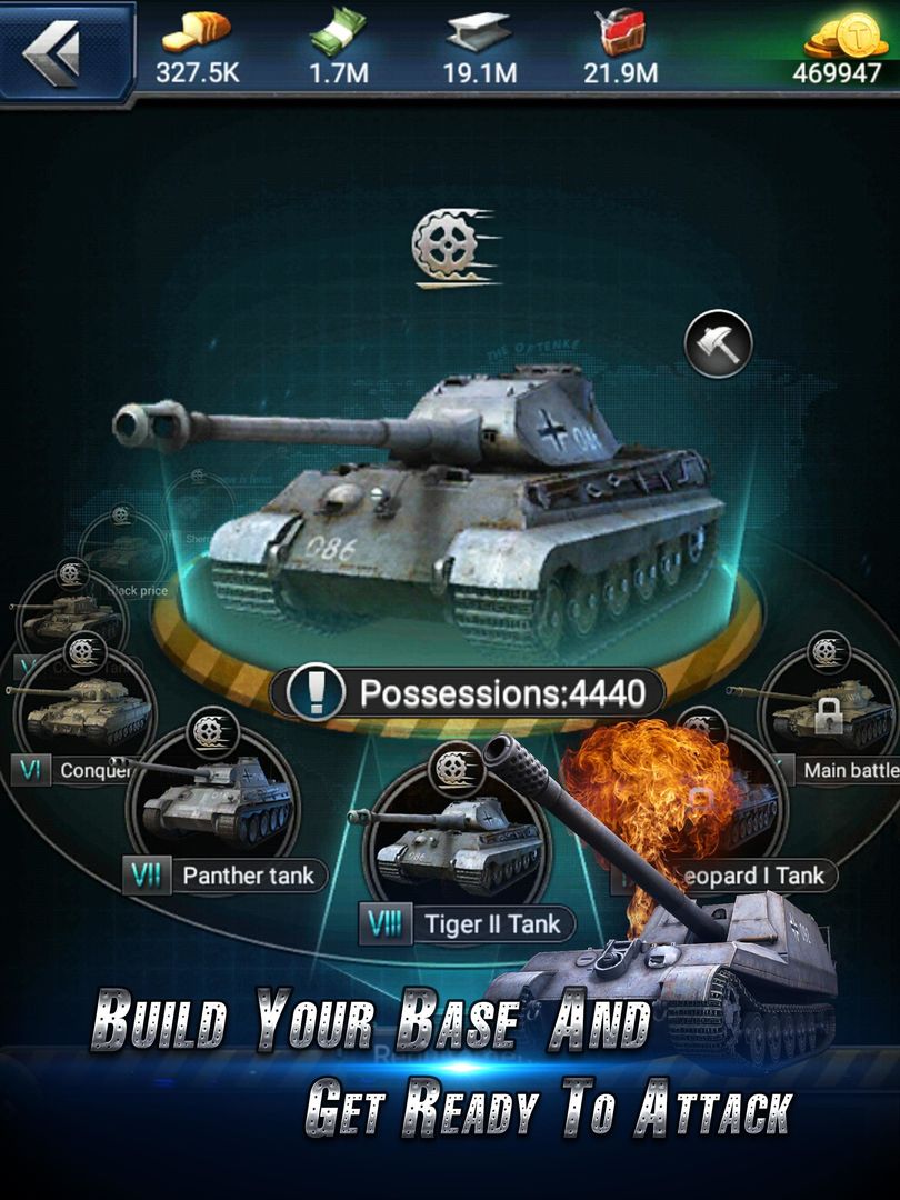 Panzer Strike 게임 스크린 샷