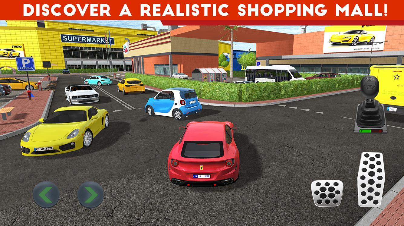 Shopping Mall Parking Lot Game Screenshot