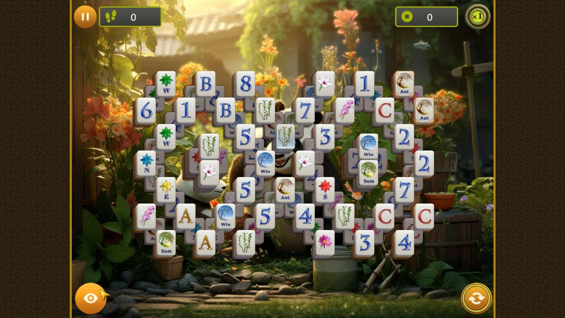 Panda Choice Mahjong Game Screenshot