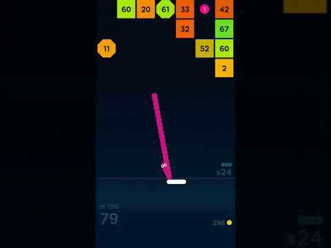 Screenshot of the video of Snake Bricks