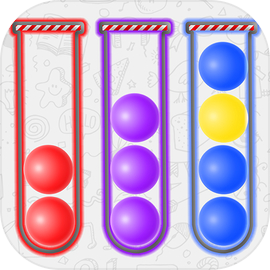 Bubble Sort Jogo com Coloridas Bolhas