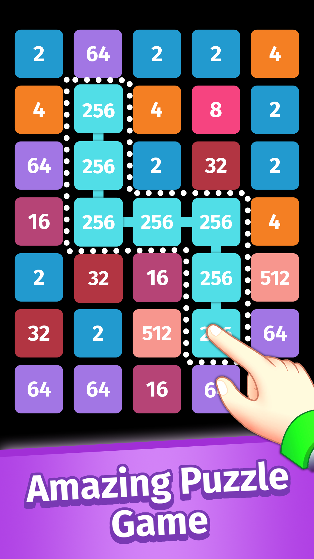 Merge Block - Number Game ภาพหน้าจอเกม