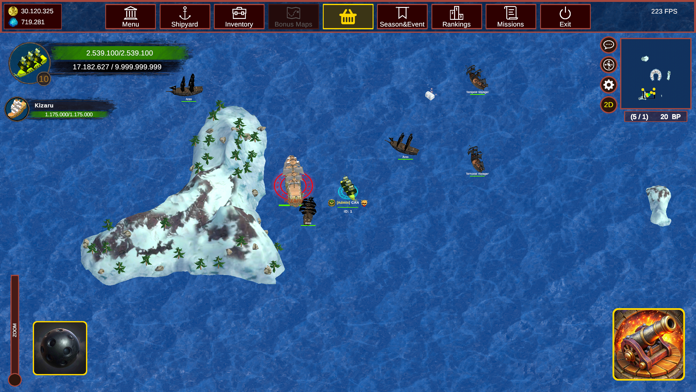 King Of The Pirates ゲームのスクリーンショット