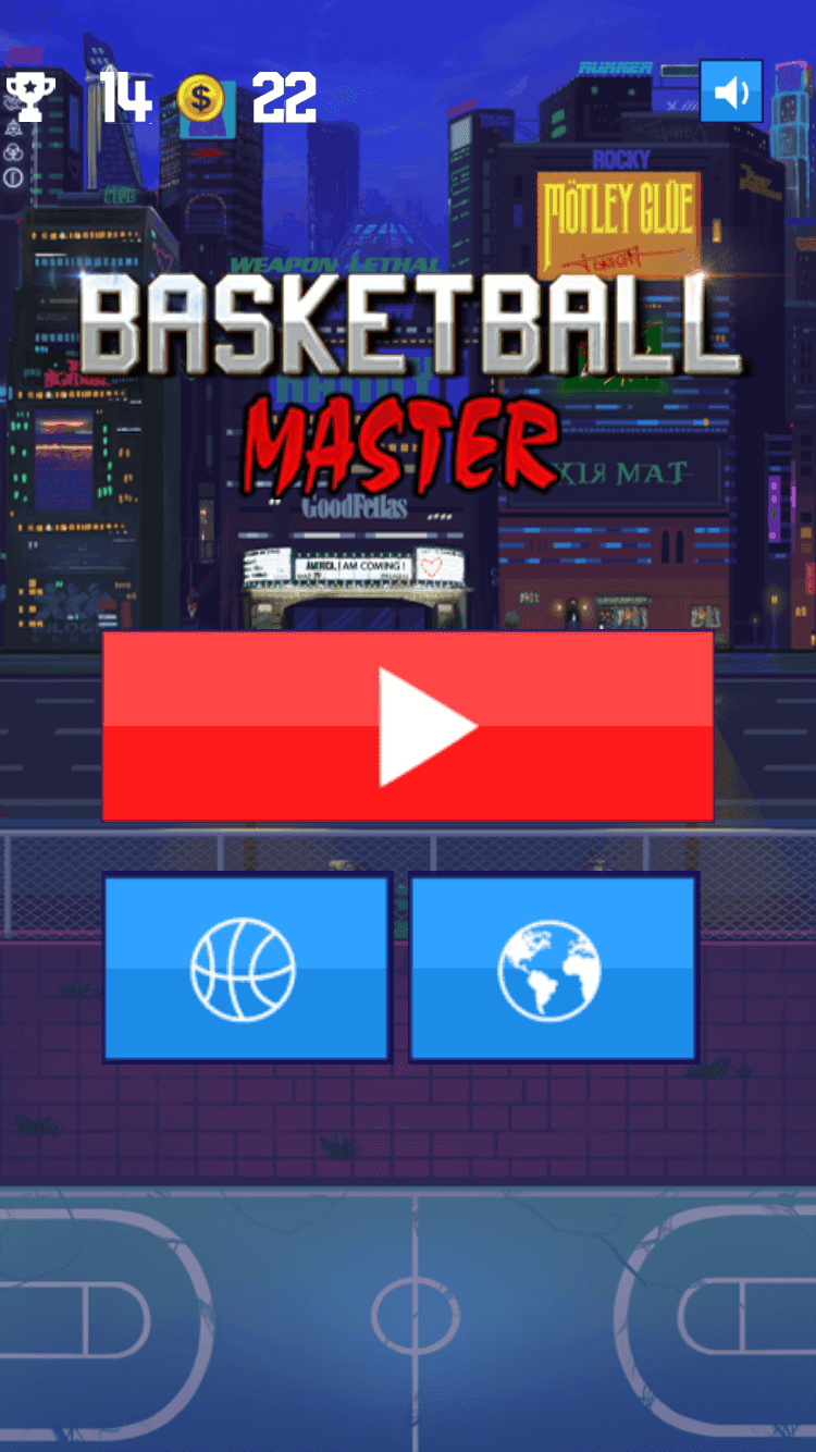 Скриншот игры Tap Tap Basketball Master Game