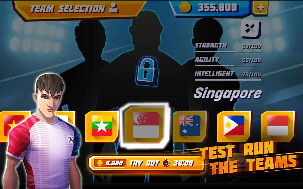 Roll Spike Sepak Takraw ภาพหน้าจอเกม