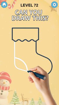 Draw One Line: Fun Puzzle Game Game Screenshot