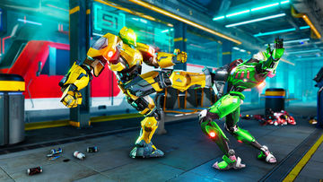 Robot Fighting kung Fu Games Game Screenshot