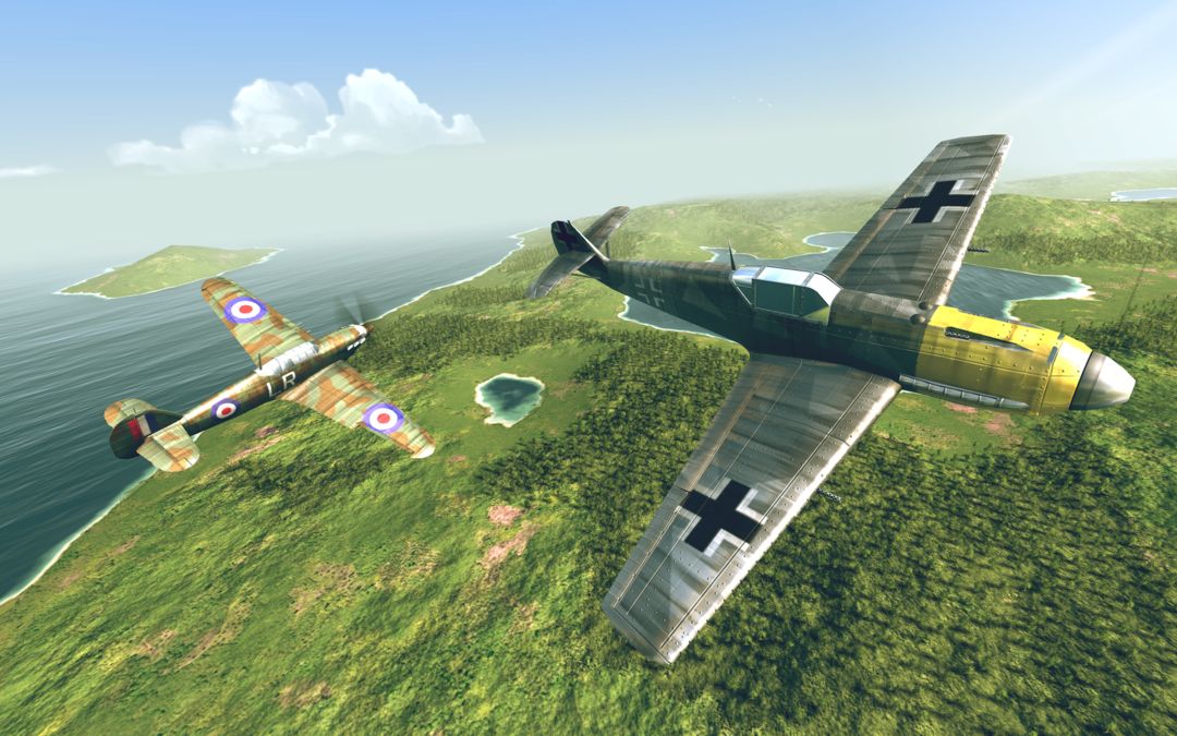 战机轰炸：二战遊戲截圖
