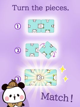 ปริศนา : หมีแพนด้า - MOCHI MOCHI PANDA ภาพหน้าจอเกม