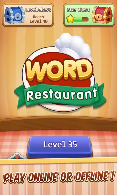 Screenshot of Word Restaurant