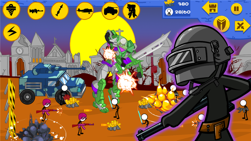 Screenshot 3 of Stickman War Simulator：Modern 1.0.3